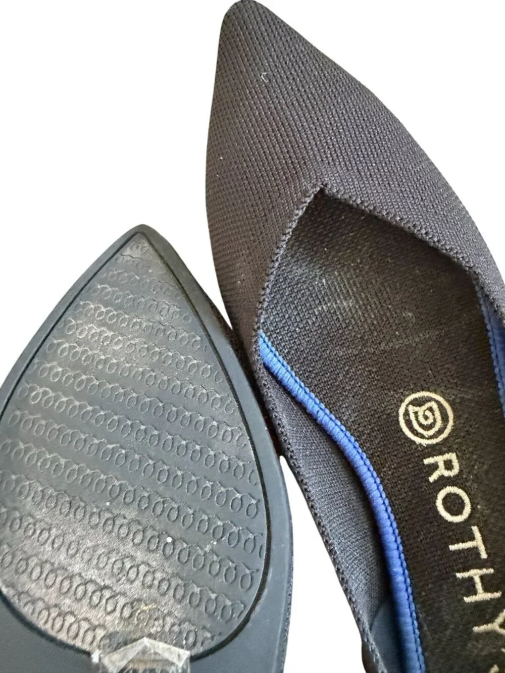 ROTHYS Women’s Black Pointed Toe Flats Size 8.5